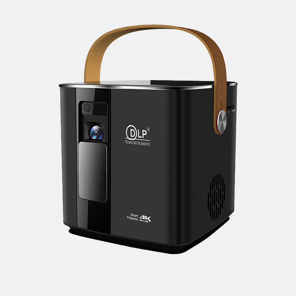 P12 DLP Mini Projector | 1080P, Pocket-Sized, 200 Lumens, Built-in Battery