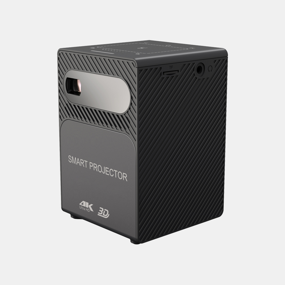P18 DLP Mini Projector | 100 ANSI, Android 9, Built-in Battery, Pocket-Sized