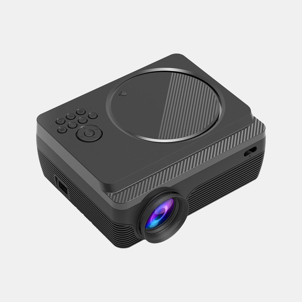W11 Home Projector | 1080P, 260 ANSI, Android 9, Screen Mirror, Built-in DVD Player