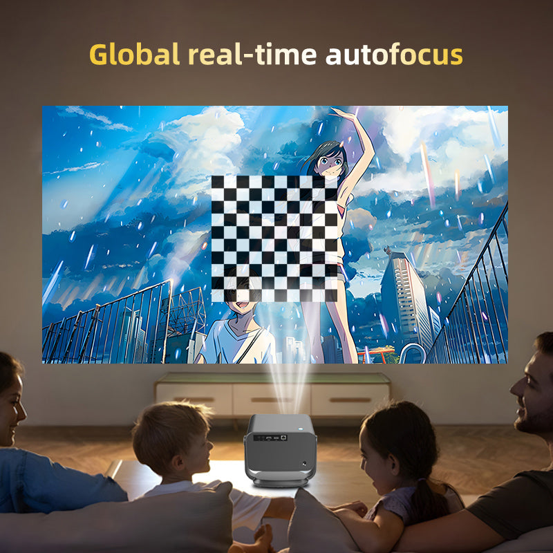 P20 Pro Smart Projector | 1080P, Android 13, Auto Focus, 350 ANSI Lumens
